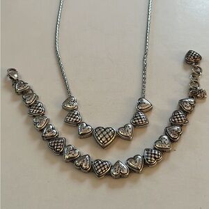 Brighton Enchanted Hearts necklace and bracelet